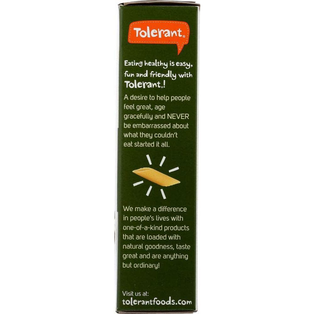 Tolerant Tolerant Pasta Penne Green Lentil Organic, 8 oz
