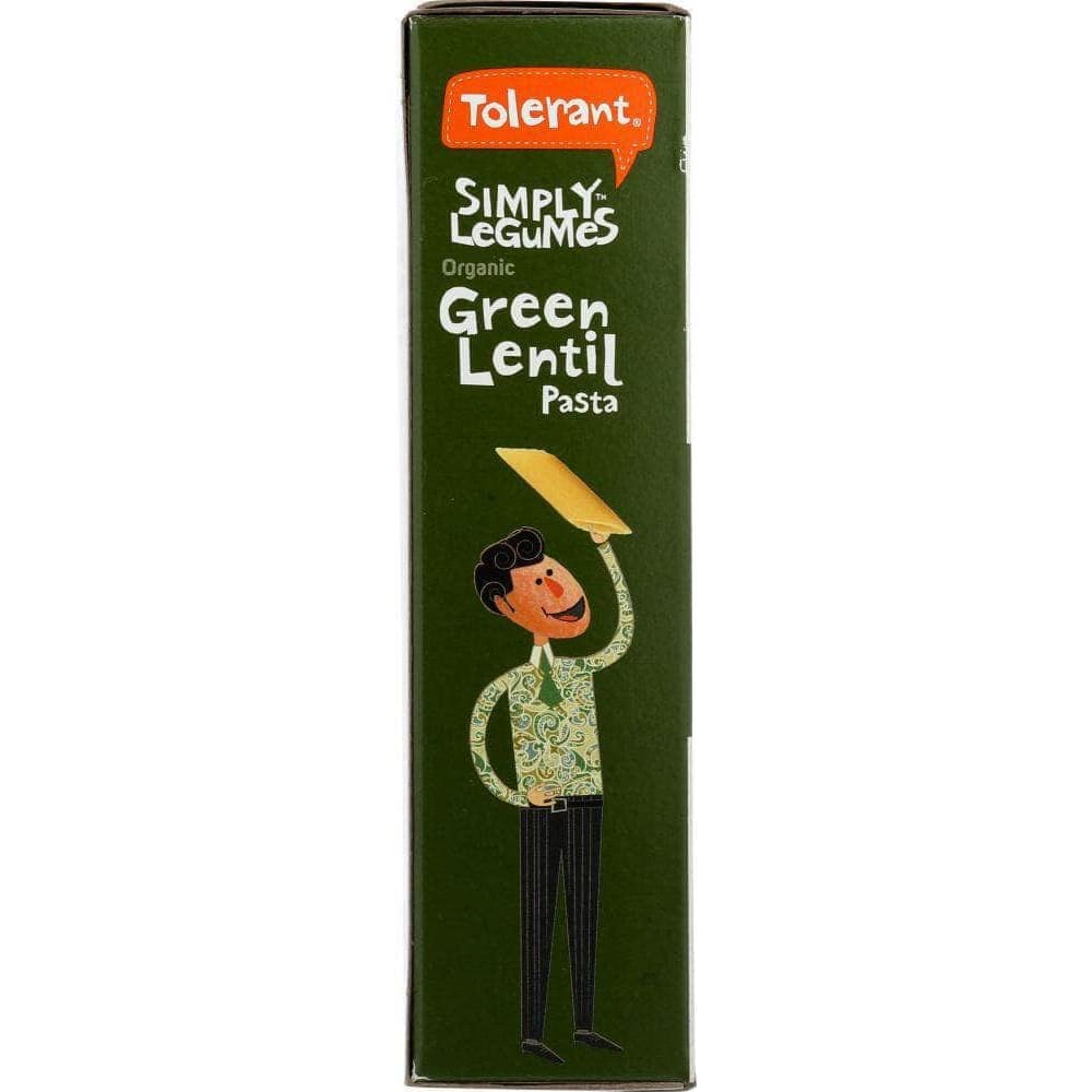Tolerant Tolerant Pasta Penne Green Lentil Organic, 8 oz