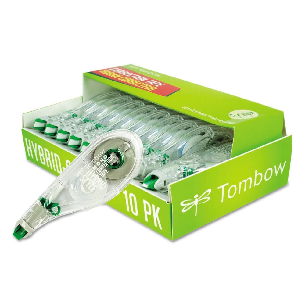 Tombow® MONO Hybrid Style Correction Tape 1/6 x 394 Non-Refillable 10pk. - Pens Pencils & Markers - Tombow®