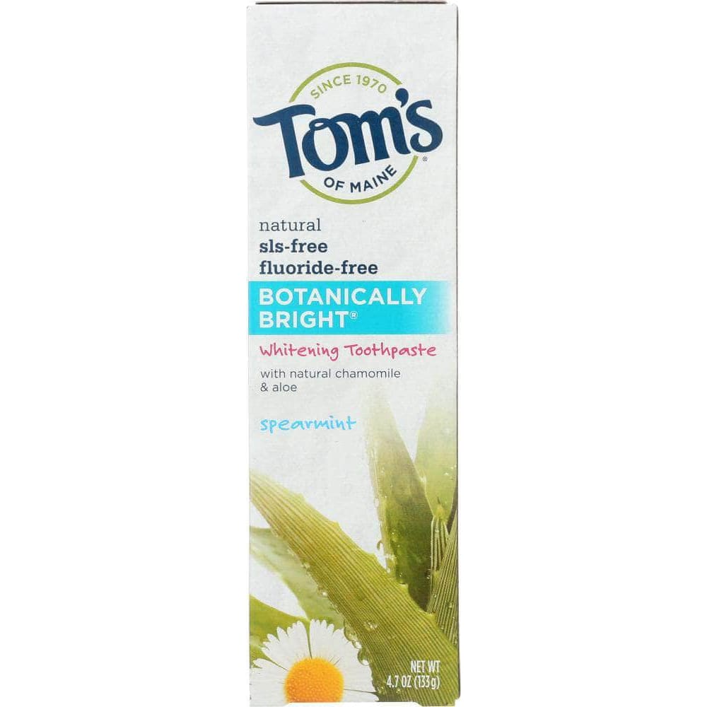 Toms Of Maine Tom's Of Maine Botanically Bright Whitening Toothpaste Spearmint, 4.7 oz