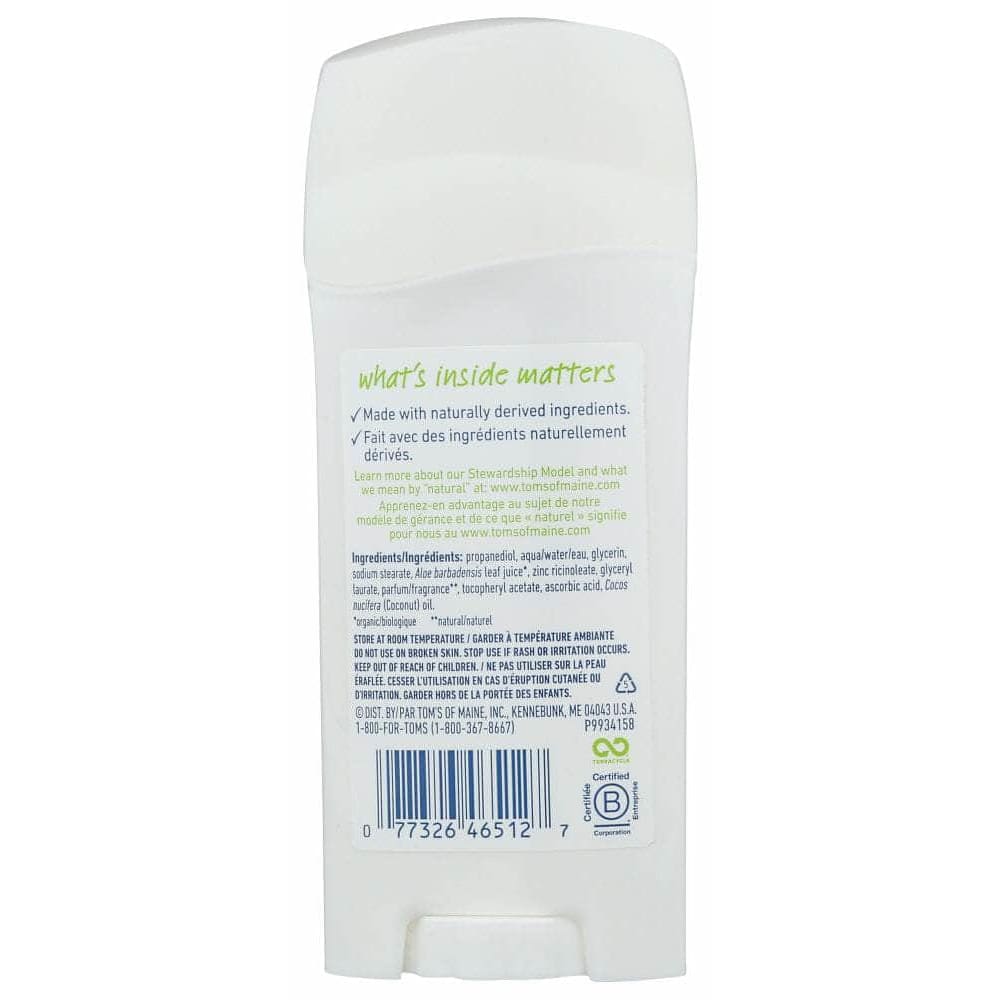Toms Of Maine Toms Of Maine DEOD CCNT LAV PG FREE (2.250 OZ)