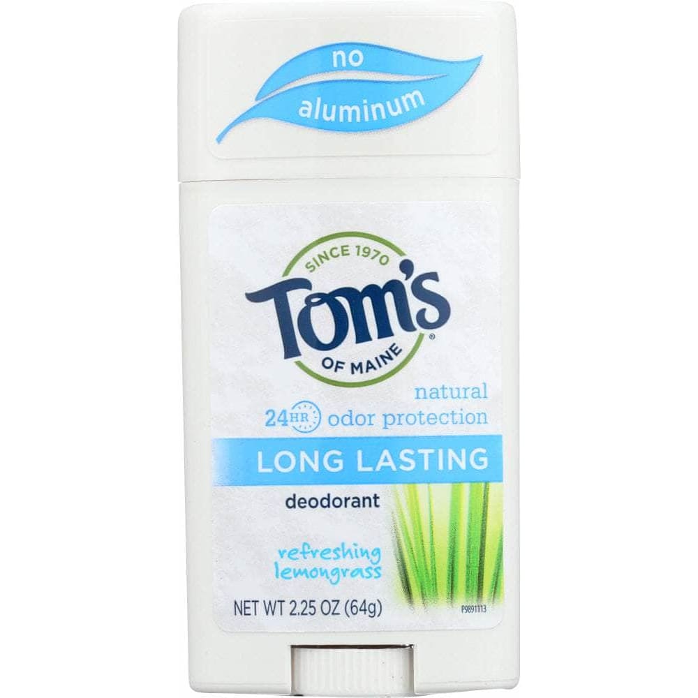 Toms Of Maine Toms Of Maine Long Lasting Deodorant Refreshing Lemongrass, 2.25 Oz