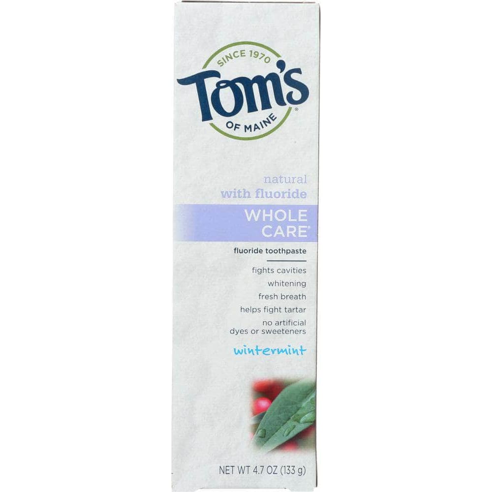 Toms Of Maine Toms Of Maine Whole Care Fluoride Toothpaste Wintermint, 4.7 Oz
