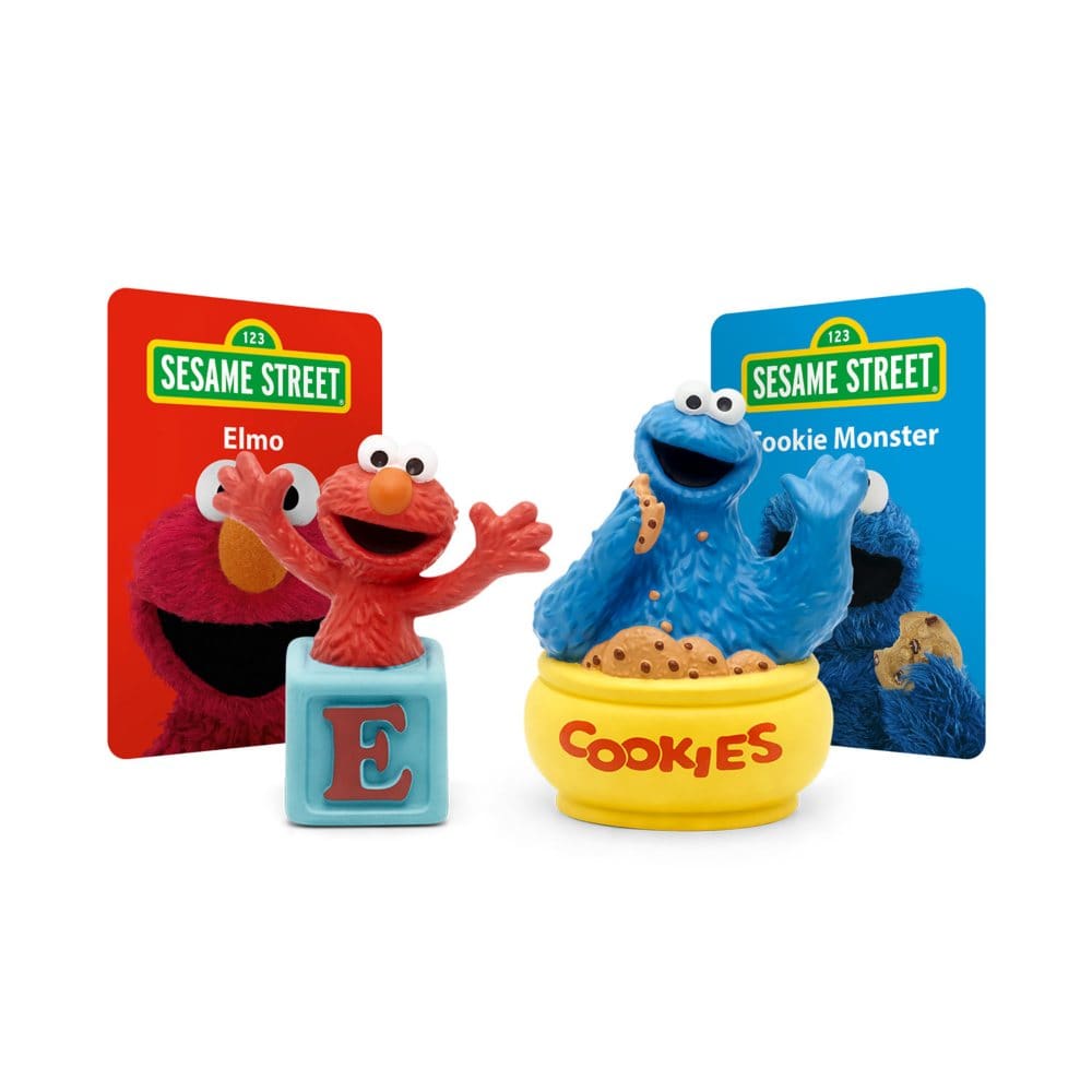 Tonies Sesame Street Cookie Monster & Elmo Tonies (2-Pack) - New Items - ShelHealth