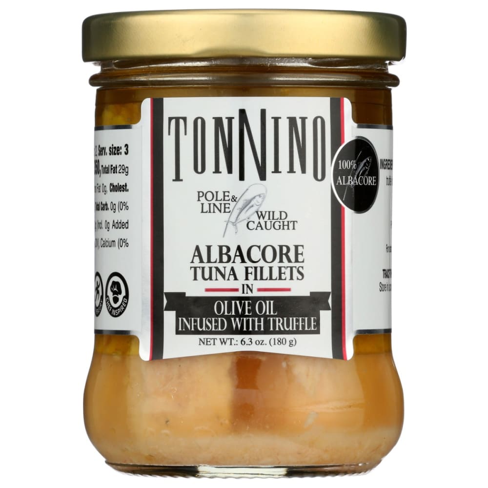 TONNINO: Albacore Tuna Fillet in Olive Oil with Truffle 6.3 oz (Pack of 2) - Grocery > Pantry > Meat Poultry & Seafood > SS SEAFOOD TUNA -