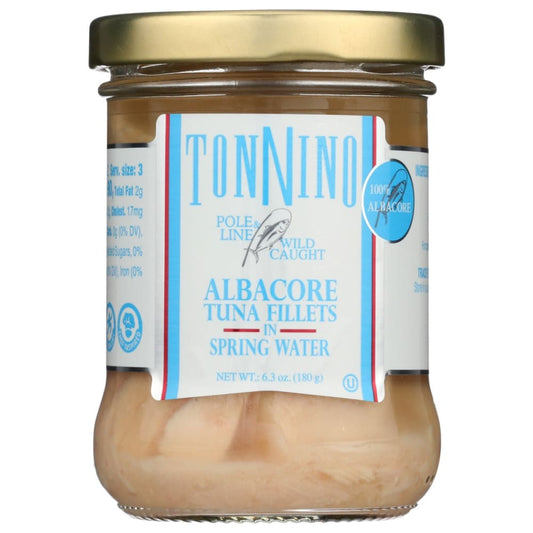 TONNINO: Albacore Tuna Fillet in Spring Water 6.3 oz (Pack of 2) - Grocery > Pantry > Meat Poultry & Seafood > SS SEAFOOD TUNA - TONNINO