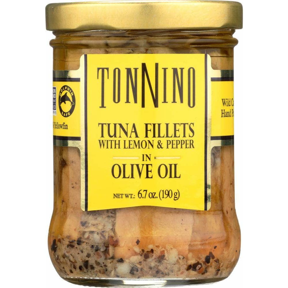 TONNINO Tonnino Tuna Fillets With Lemon & Peppers In Olive Oil, 6.7 Oz