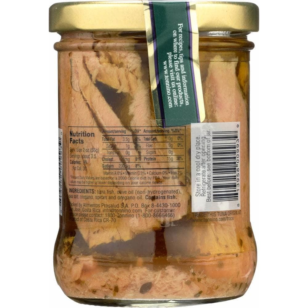 Tonnino Tonnino TUNA FLT OOIL ORGNO FAD F (6.700 OZ)