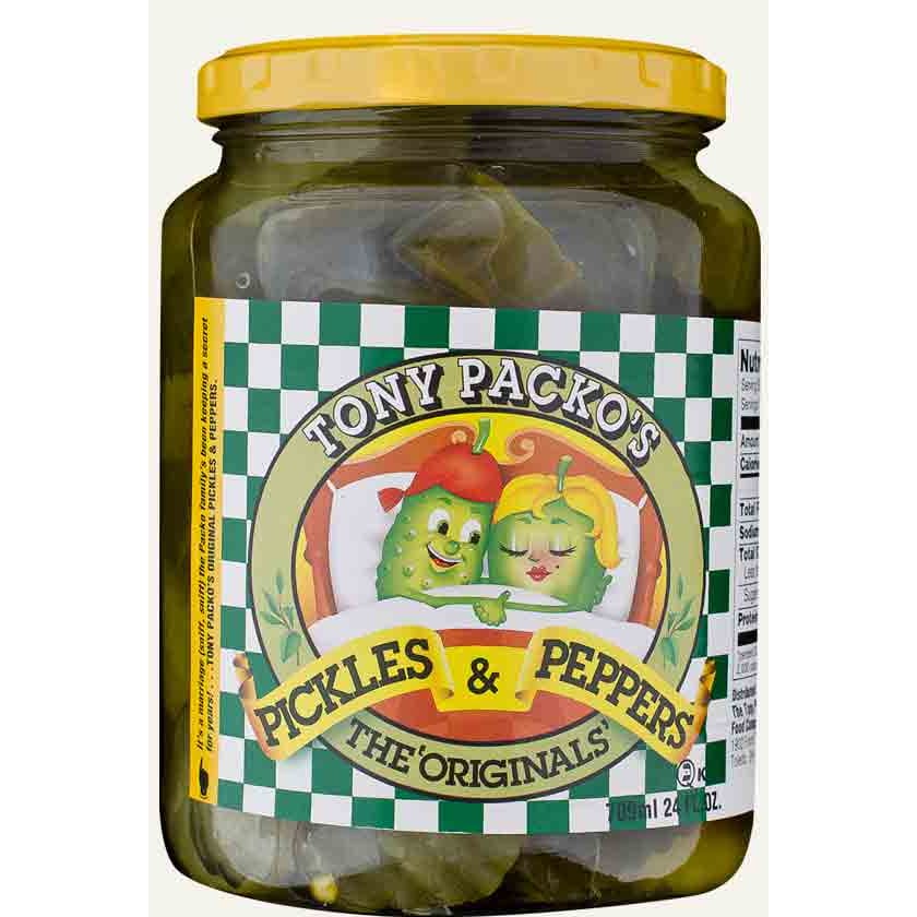 TONY PACKOS Grocery > Pantry > Condiments TONY PACKOS: Original Pickle Pepper, 24 oz