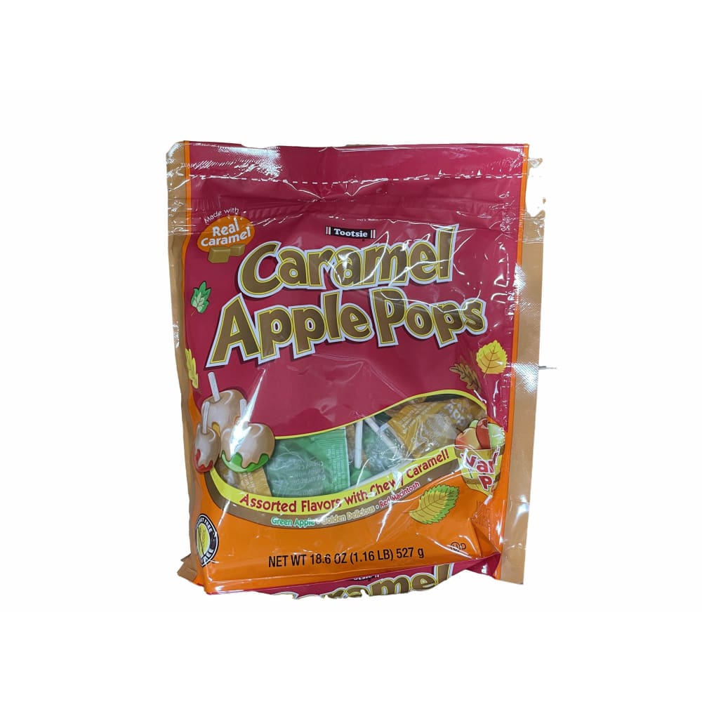 Tootsie Caramel Apple Pops Variety Bag 18.6 oz. ShelHealth