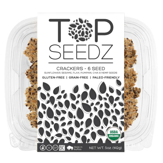 TOP SEEDZ LLC: Crackers 6 Seed 5 OZ (Pack of 3) - Crackers - TOP SEEDZ LLC