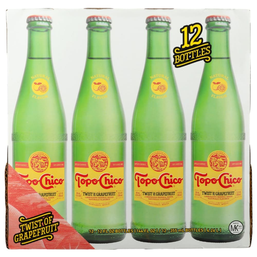 TOPO CHICO: Mineral Water Twist Of Grapefruit 12Pack 144 fo - Grocery > Beverages > Water - TOPO CHICO