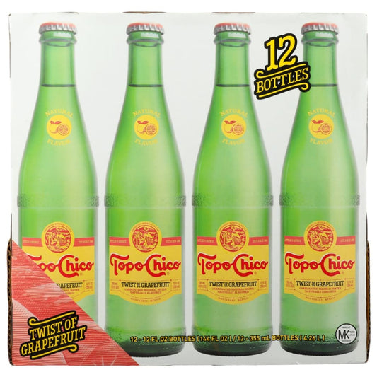 TOPO CHICO: Mineral Water Twist Of Grapefruit 12Pack 144 fo - Grocery > Beverages > Water - TOPO CHICO