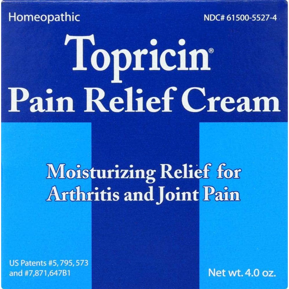 TOPRICIN Topricin Pain Relief And Healing Cream, 4 Oz