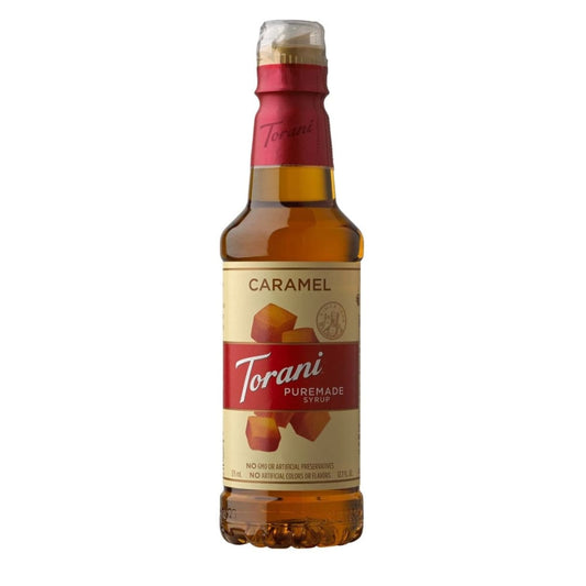 TORANI: Puremade Caramel Syrup 375 ml (Pack of 4) - Beverages - TORANI
