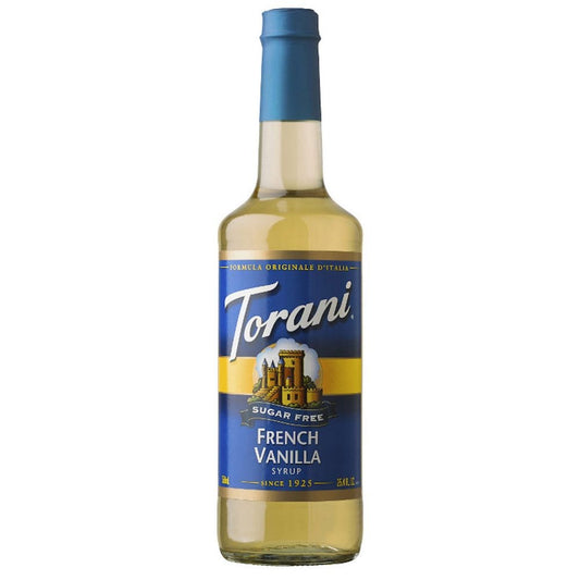 Torani Sugar-Free French Vanilla Syrup (750 mL) (Pack of 2) - Flavored Syrups - Torani