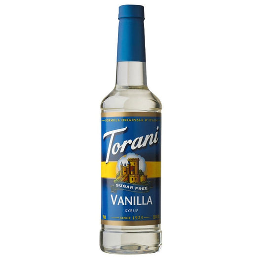Torani Sugar-Free Vanilla Syrup (750 mL) (Pack of 2) - Flavored Syrups - Torani