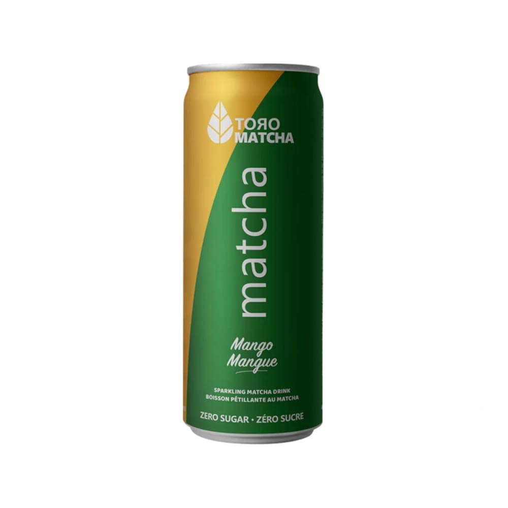 TORO MATCHA: Mango Zero Sugar Sparkling Matcha 12 fo (Pack of 5) - Grocery > Beverages > Coffee Tea & Hot Cocoa - TORO MATCHA