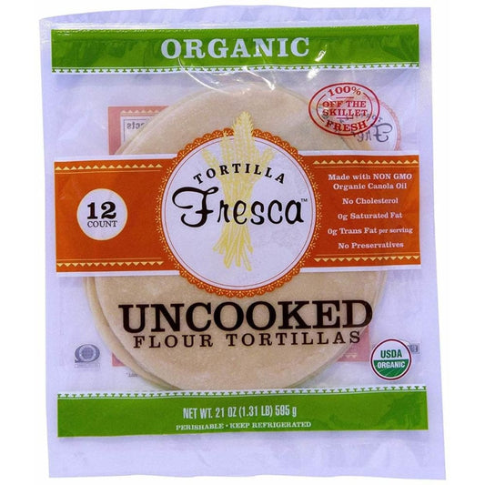 Tortilla Fresc Tortilla Fresca Organic Uncooked Flour Tortillas, 21 oz