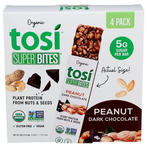 TOSIHEALTH: Peanut Dark Chocolate Superbites 4 oz (Pack of 4) - Grocery > Snacks - TOSIHEALTH