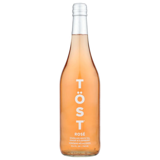 TOST: Rose Sparkling White Tea 25.4 fo (Pack of 4) - Grocery > Beverages > Beverages - TOST