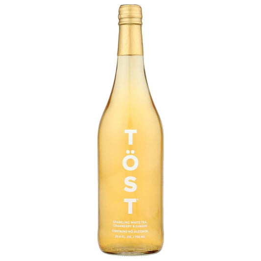 TOST: Tea Sprk Whte Crnbry Gngr 25.4 fo (Pack of 4) - Beverages > Water > Sparkling Water - TOST