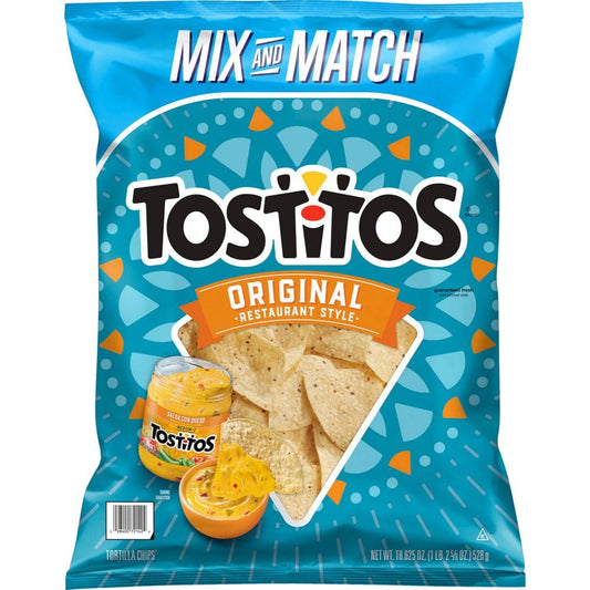 Tostitos Restaurant Style Tortilla Chips (18.63 oz.) (Pack of 2) - Snacks Under $10 - Tostitos