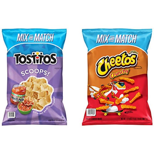 Tostitos Scoops Tortilla Chips & Cheetos Crunchy Cheese Snacks - Pick n’ Pack - Home/Grocery/Snacks/Snacks For Kids/ - Tostitos