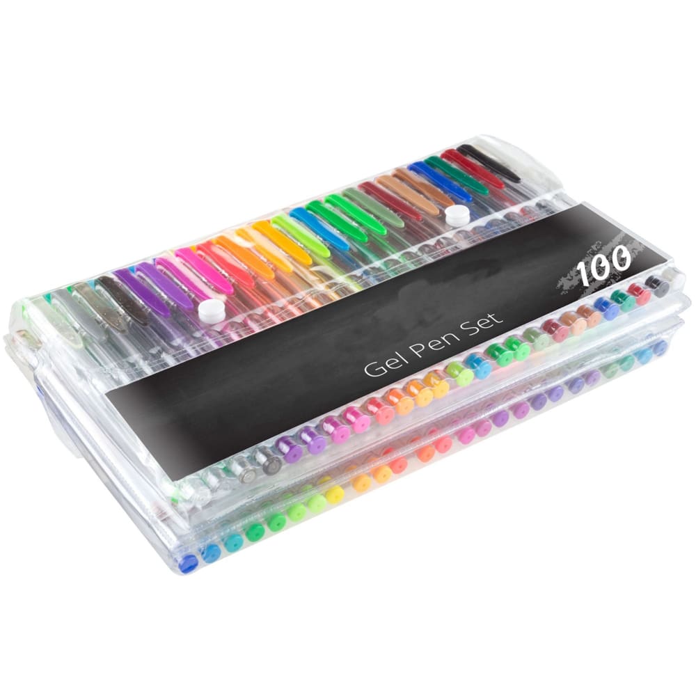 Toy Time Assorted Color Gel Pen Set 100 ct. - Home/Toys/Indoor Play/Kids’ Arts & Crafts/ - Toy Time