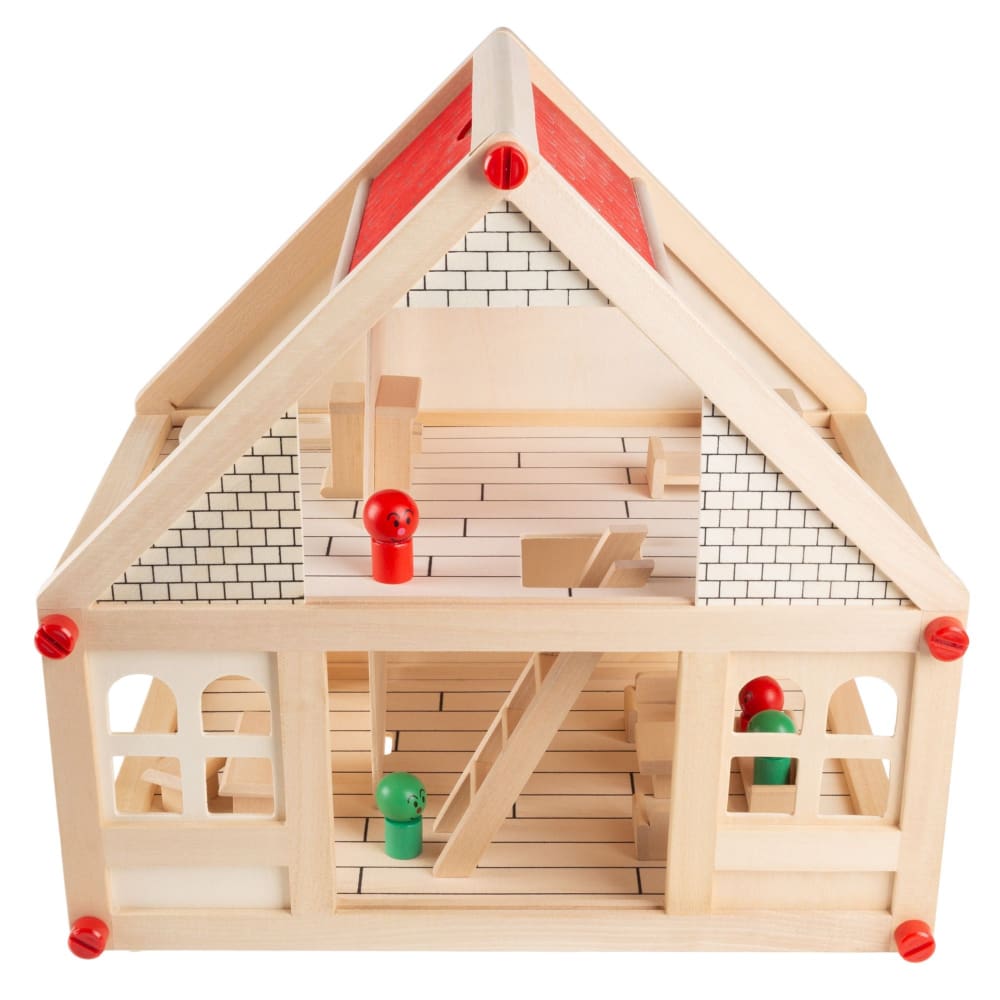 Toy Time Wooden Dollhouse - Home/Toys/Indoor Play/Pretend Play/ - Toy Time