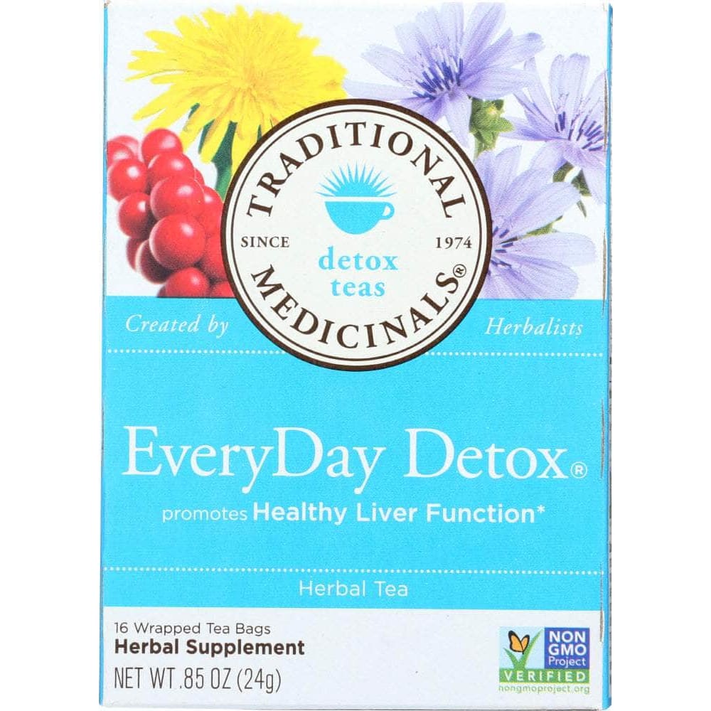 Traditional Medicinals Traditional Medicinals Everyday Detox Herbal Tea 16 tea bags, 0.85 oz