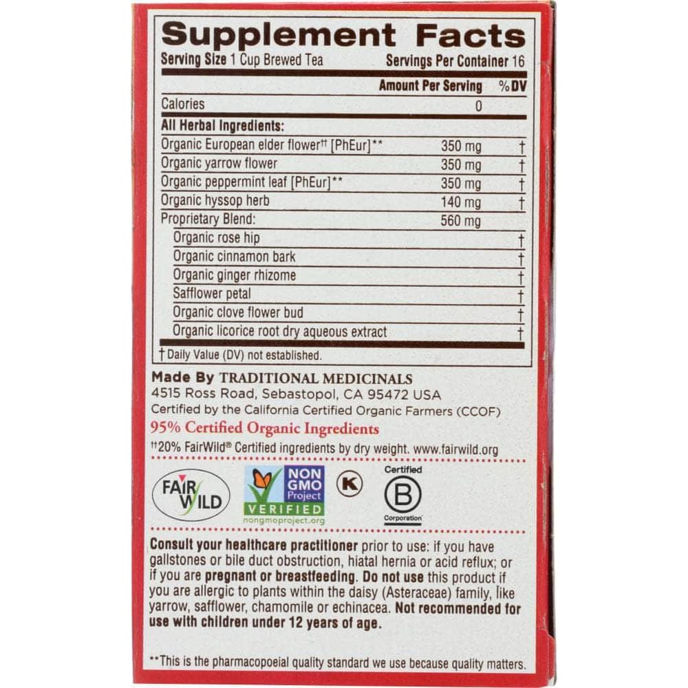 Traditional Medicinals Traditional Medicinals Gypsy Cold Care Herbal Tea 16 Tea Bags, 0.99 oz