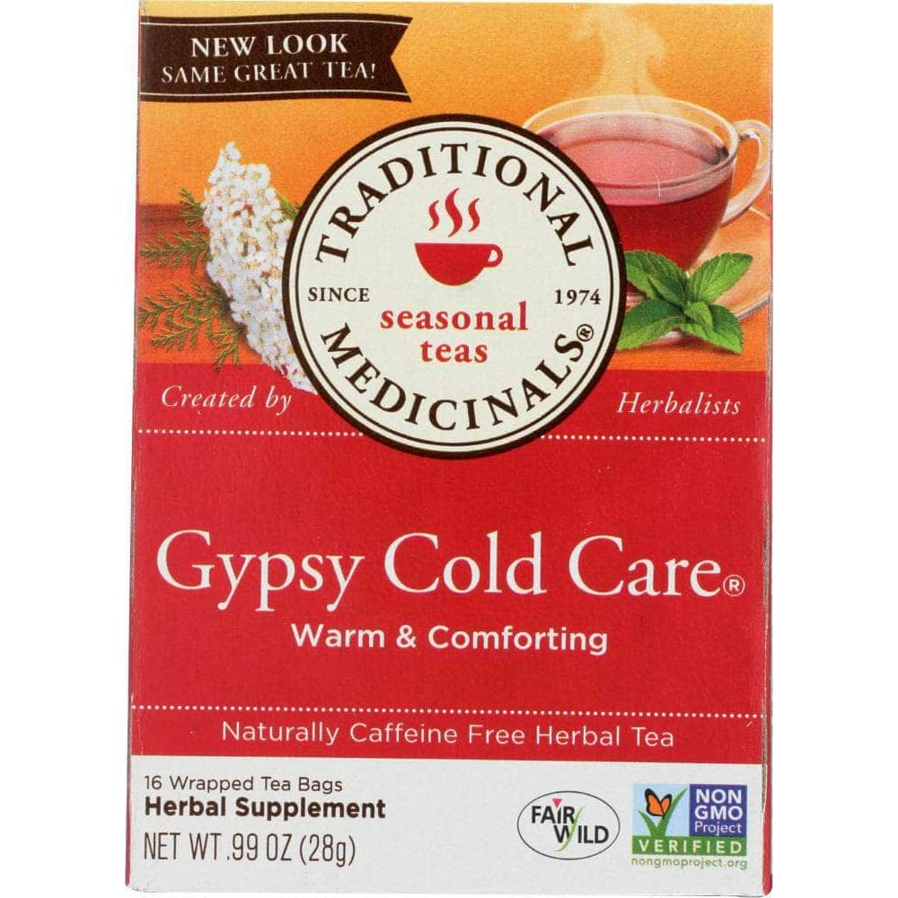 Traditional Medicinals Traditional Medicinals Gypsy Cold Care Herbal Tea 16 Tea Bags, 0.99 oz