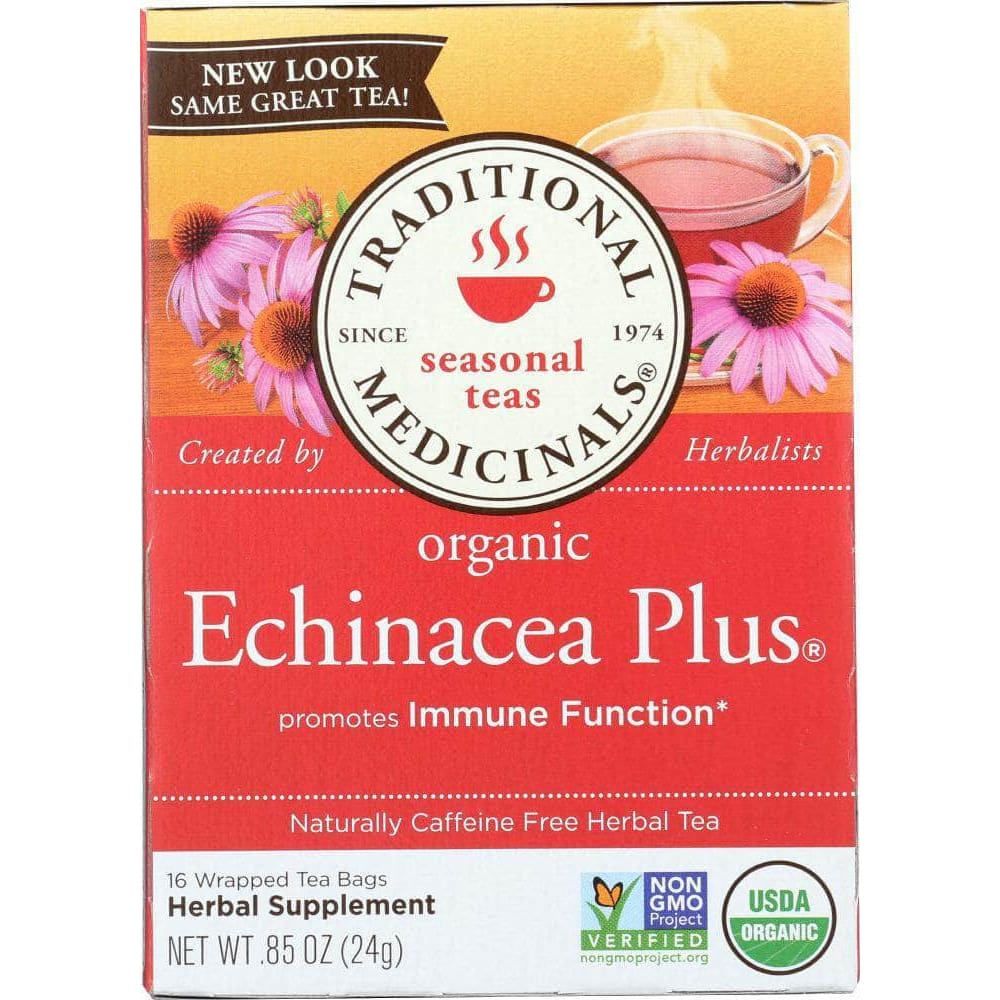 Traditional Medicinals Traditional Medicinals Organic Echinacea Plus Herbal Tea 16 Tea Bags, 0.85 oz