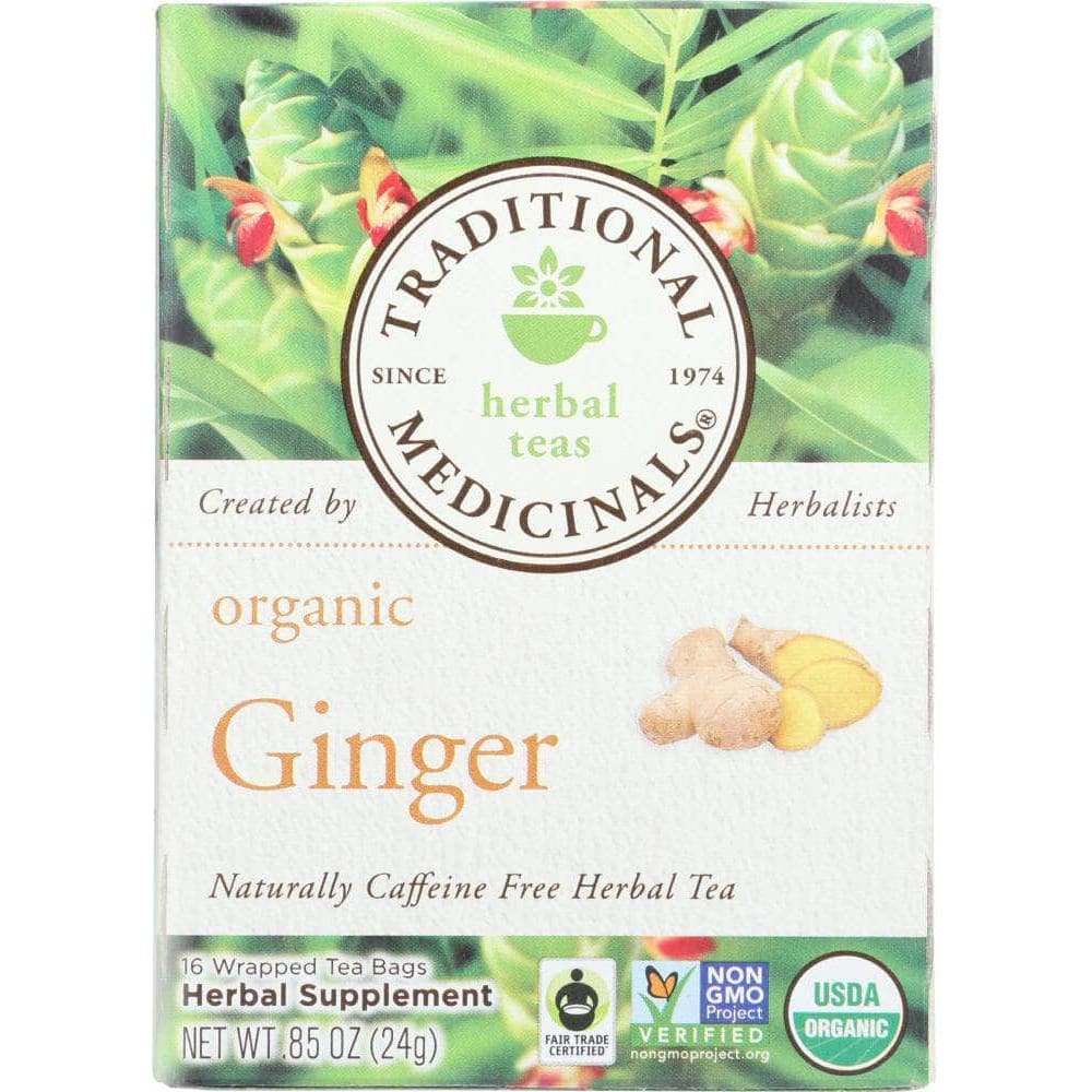 Traditional Medicinals Traditional Medicinals Organic Ginger Herbal Tea 16 Tea Bags, 0.85 oz