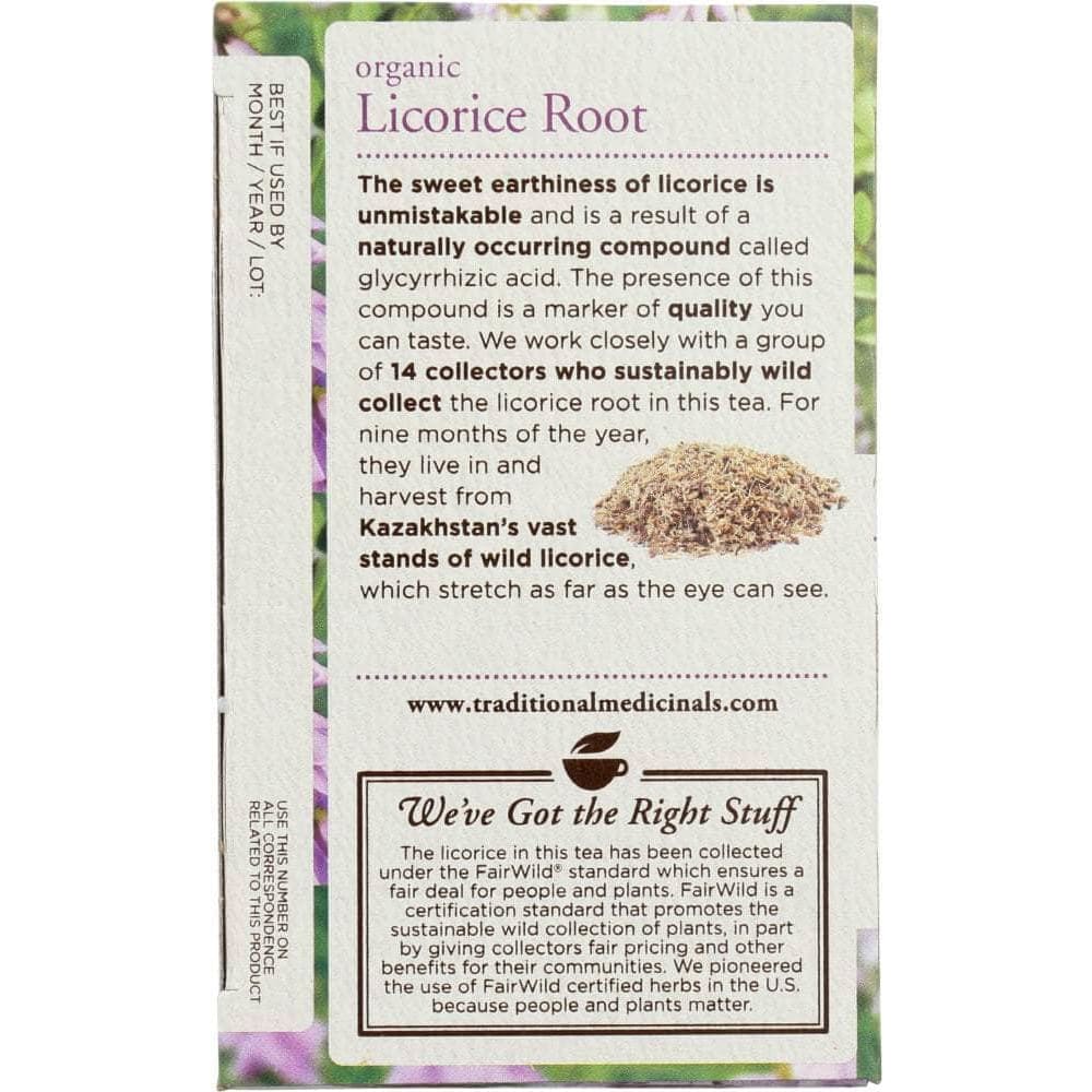Traditional Medicinals Traditional Medicinals Organic Licorice Root Herbal Tea 16 tea bags, 0.85 oz