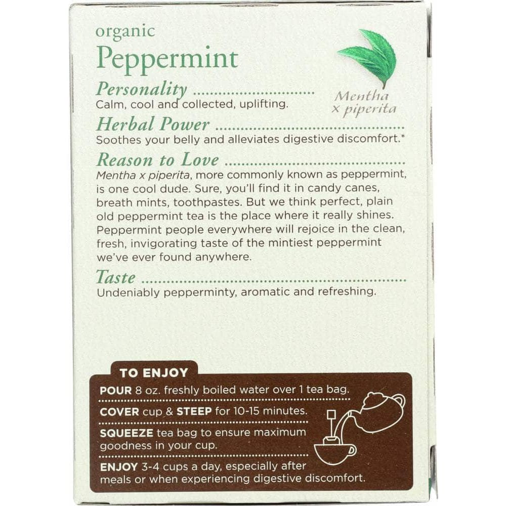 Traditional Medicinals Traditional Medicinals Organic Peppermint Herbal Tea 16 Tea Bags, 0.85 oz
