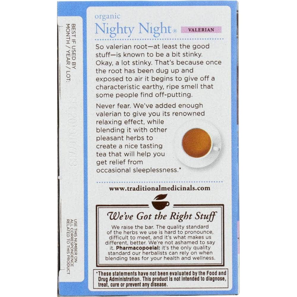 Traditional Medicinals Traditional Medicinals Relaxation Teas Organic Nighty Night Valerian Caffeine Free 16 Tea Bags, 0.85 oz