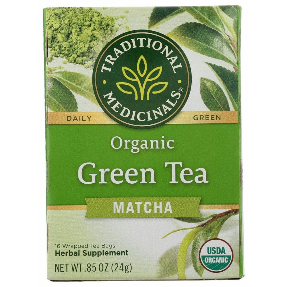 TRADITIONAL MEDICINALS Grocery > Beverages > Coffee, Tea & Hot Cocoa TRADITIONAL MEDICINALS Tea Matcha Toasted Rice, 16 bg