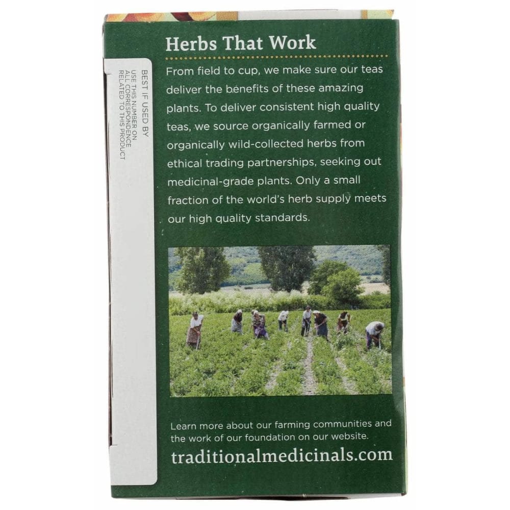 TRADITIONAL MEDICINALS Grocery > Beverages > Coffee, Tea & Hot Cocoa TRADITIONAL MEDICINALS Tea Reishi Mshrm Orng Pl, 16 bg