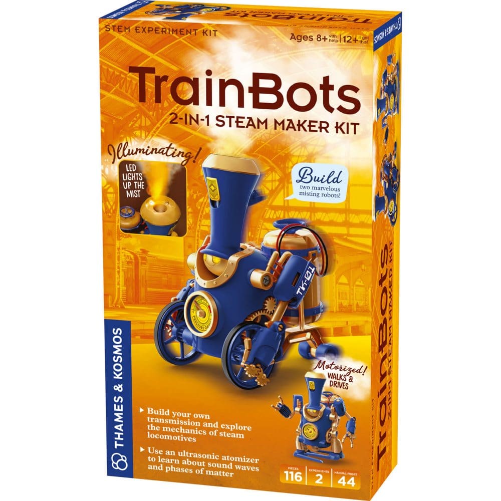 TrainBots: 2-in-1 STEAM Maker Kit - Learning & Educational Toys - ShelHealth