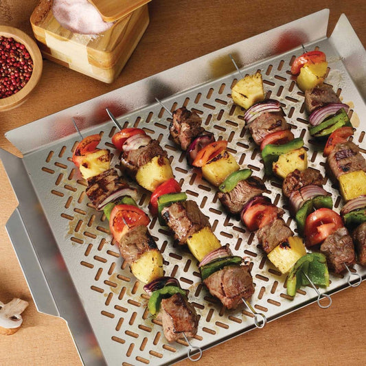 Tramontina 2-Piece Outdoor Roasting Grill Pan Set - Cookware - Tramontina