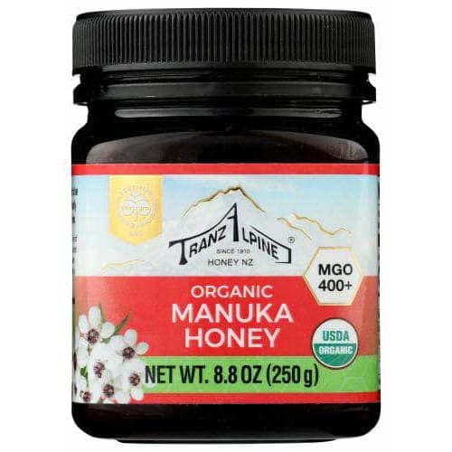 TRANZALPINE Tranzalpine Organic Manuka Honey Mgo 400+, 8.8 Oz