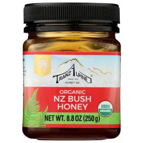 TRANZALPINE Tranzalpine Organic Nz Bush Honey, 8.8 Oz