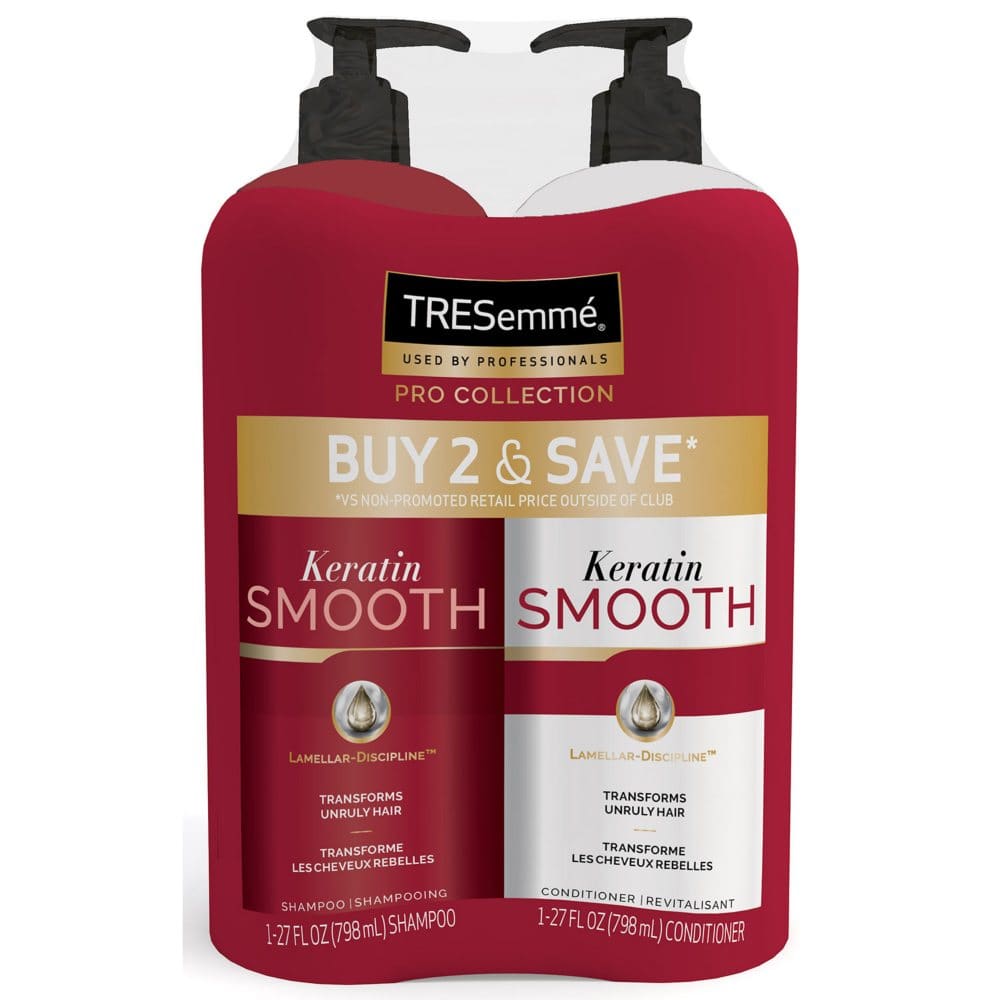 TRESemmÃ© Keratin Smooth Shampoo & Conditioner (27 fl. oz. 2 pk.) - Shampoo & Conditioner - TRESemmÃ©