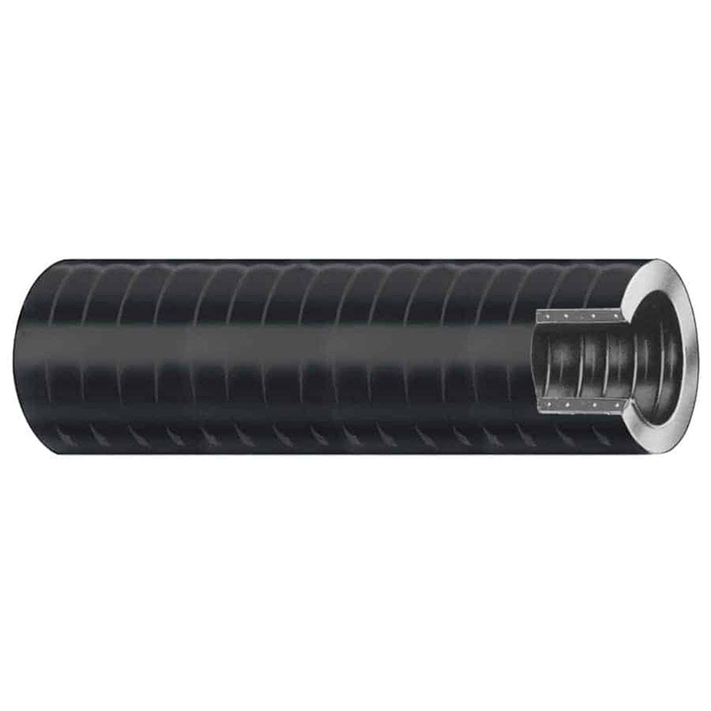 Trident Marine 3/ 4 x 50’ VAC XHD Bilge & Live Well Hose - Hard PVC Helix - Black - Marine Plumbing & Ventilation | Hose - Trident Marine