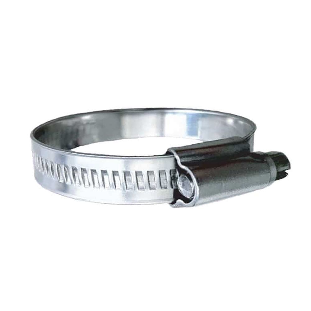 Trident Marine 316 SS Non-Perforated Worm Gear Hose Clamp - 15/ 32 Band - (2 - 2-9/ 16) Clamping Range - 10-Pack - SAE Size 32 - Boat