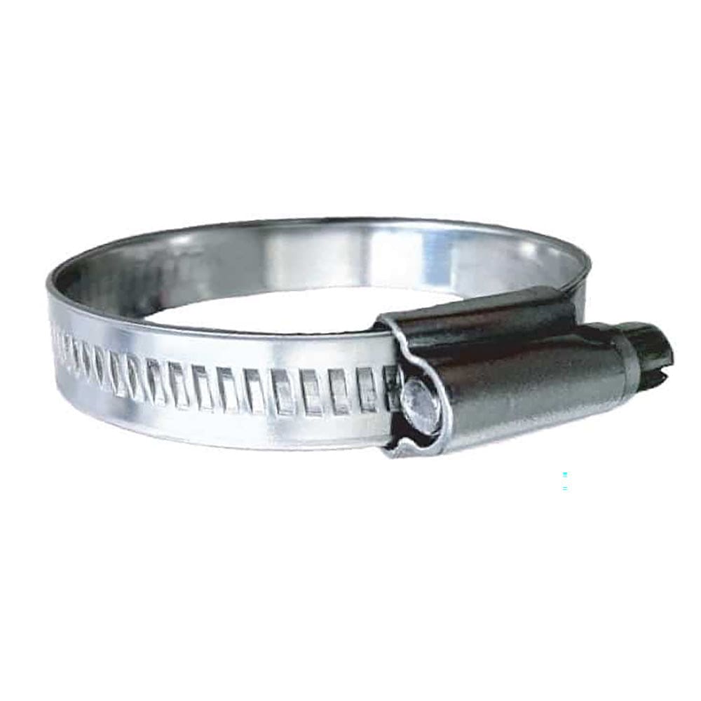 Trident Marine 316 SS Non-Perforated Worm Gear Hose Clamp - 3/ 8 Band - (1-1/ 2 - 2) Clamping Range - 10-Pack - SAE Size 24 - Boat