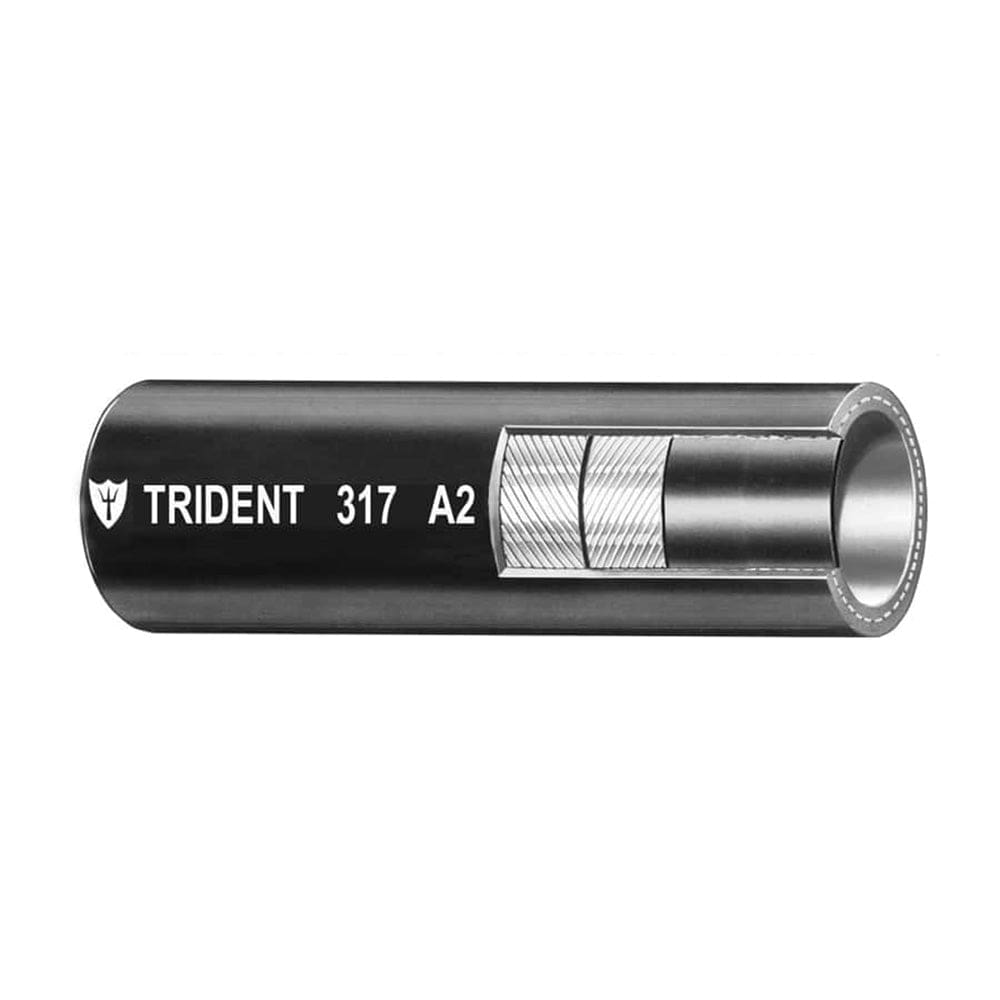 Trident Marine 5/ 8 Type A2 Fuel & Vent Line Hose - Black - Sold by the Foot (Pack of 4) - Boat Outfitting | Fuel Systems - Trident Marine