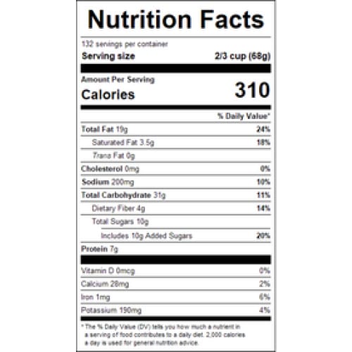 Tried and True Granola Peanut Butter Granola 15lb - Pasta & Grain/Cereal - Tried and True Granola